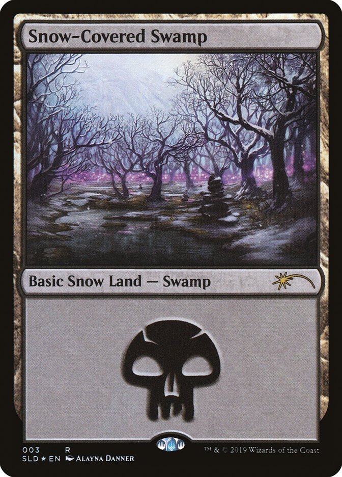 Snow-Covered Swamp (003) [Secret Lair Drop Series] | Cracking-Singles