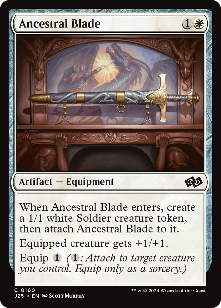 Ancestral Blade [Foundations Jumpstart] | Cracking-Singles