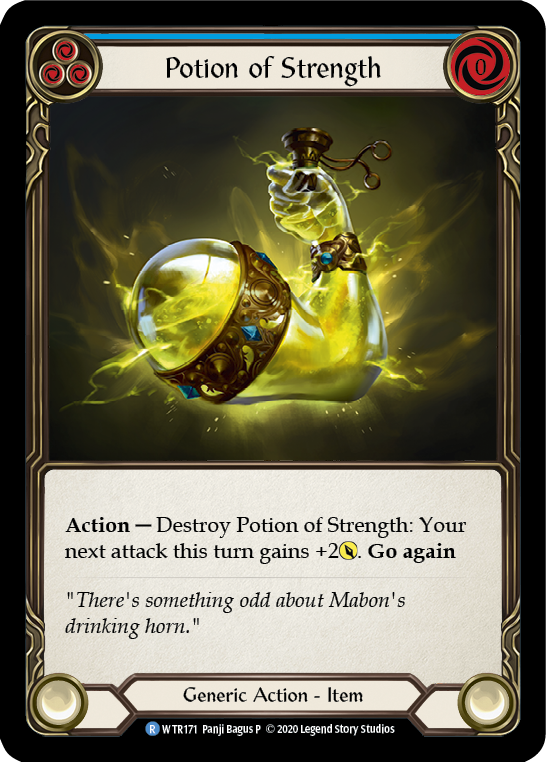 Potion of Strength [U-WTR171] (Welcome to Rathe Unlimited)  Unlimited Rainbow Foil | Cracking-Singles