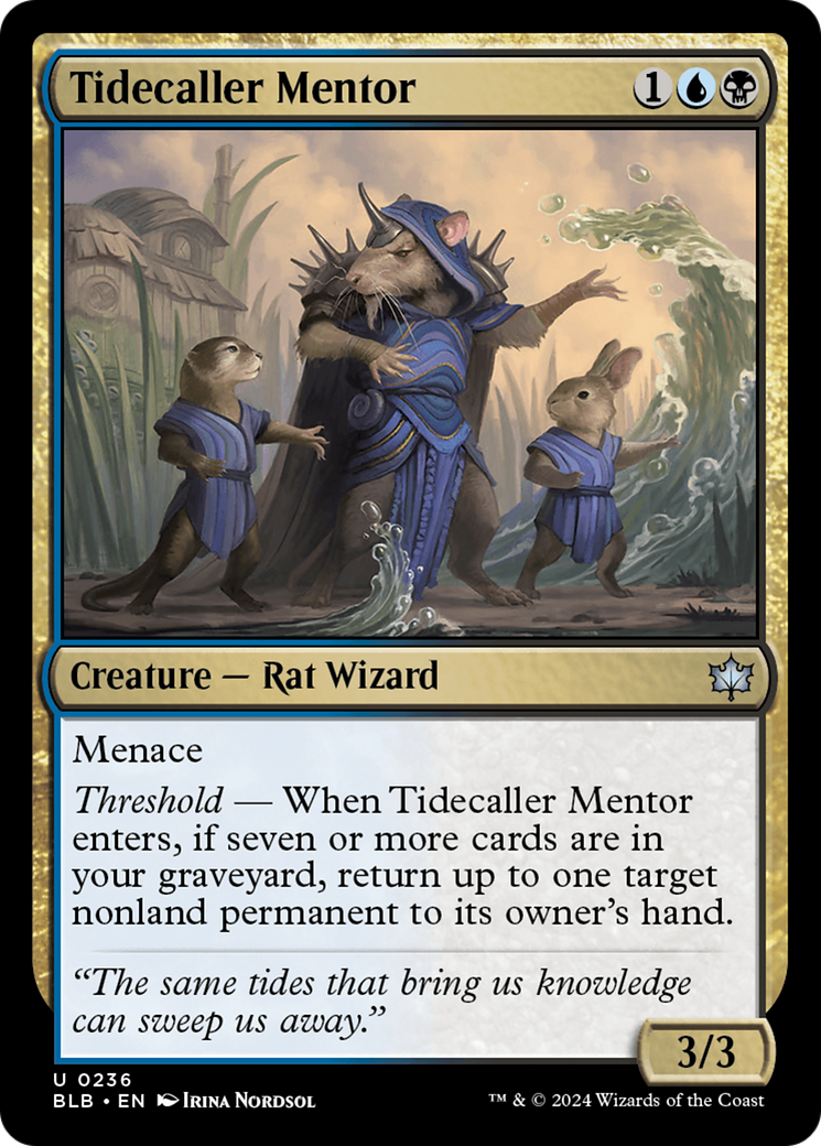 Tidecaller Mentor [Bloomburrow] | Cracking-Singles