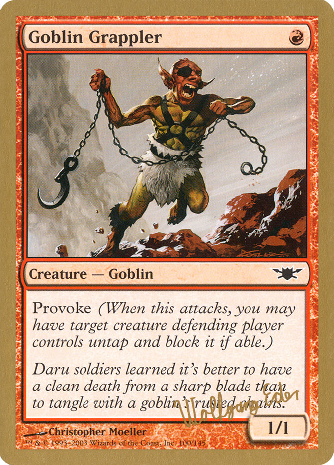 Goblin Grappler (Wolfgang Eder) [World Championship Decks 2003] | Cracking-Singles