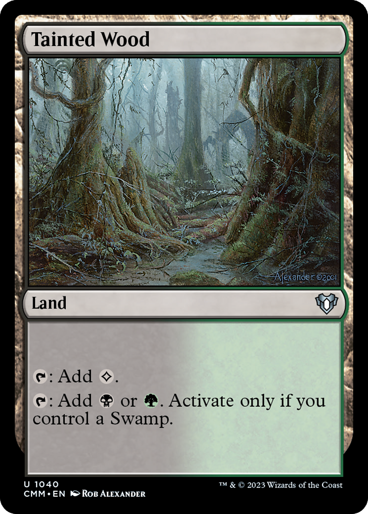 Tainted Wood [Commander Masters] | Cracking-Singles