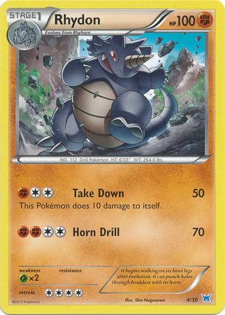 Rhydon (4/30) [XY: Trainer Kit 2 - Latios] | Cracking-Singles