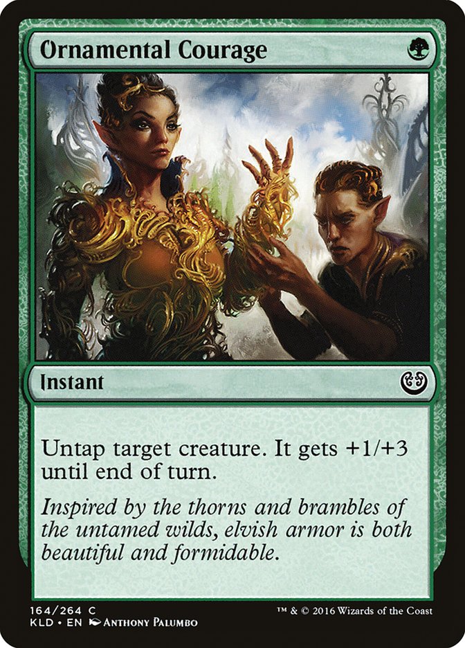 Ornamental Courage [Kaladesh] | Cracking-Singles