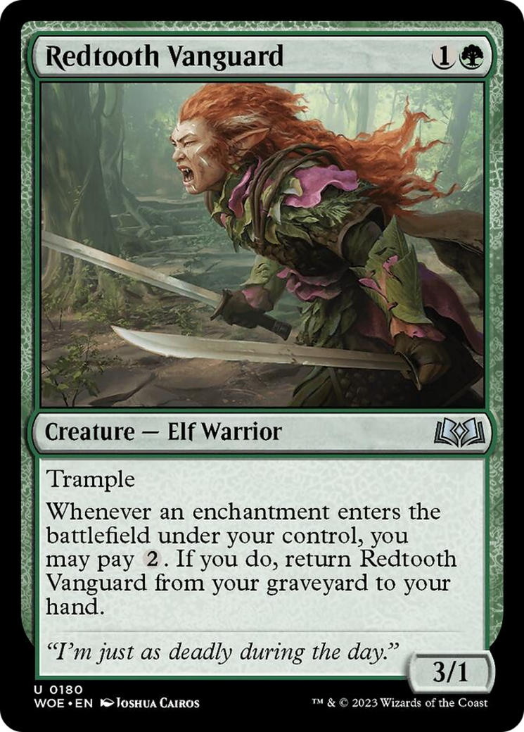 Redtooth Vanguard [Wilds of Eldraine] | Cracking-Singles