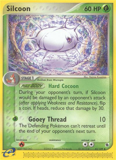 Silcoon (43/109) [EX: Ruby & Sapphire] | Cracking-Singles