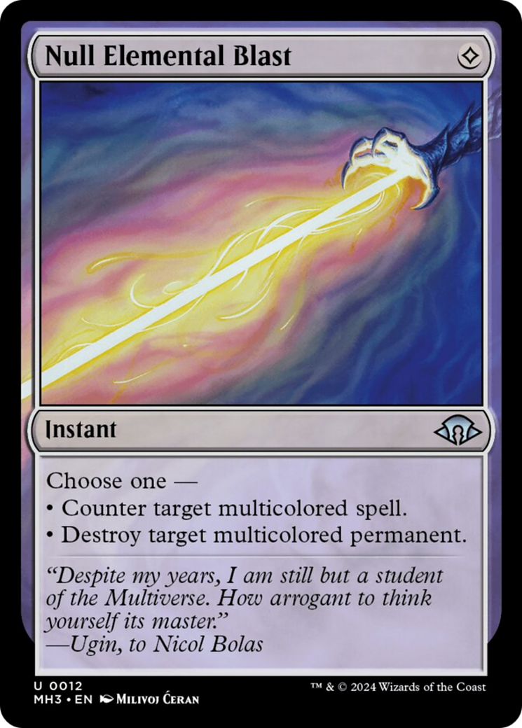 Null Elemental Blast [Modern Horizons 3] | Cracking-Singles