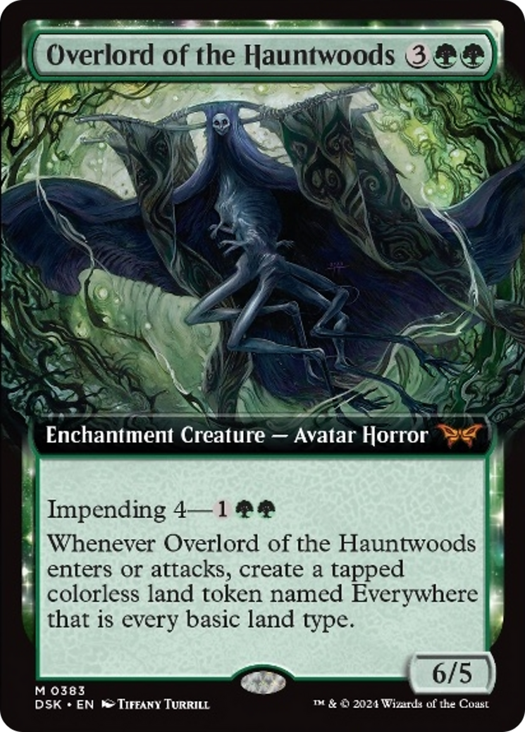 Overlord of the Hauntwoods (Extended Art) [Duskmourn: House of Horror] | Cracking-Singles