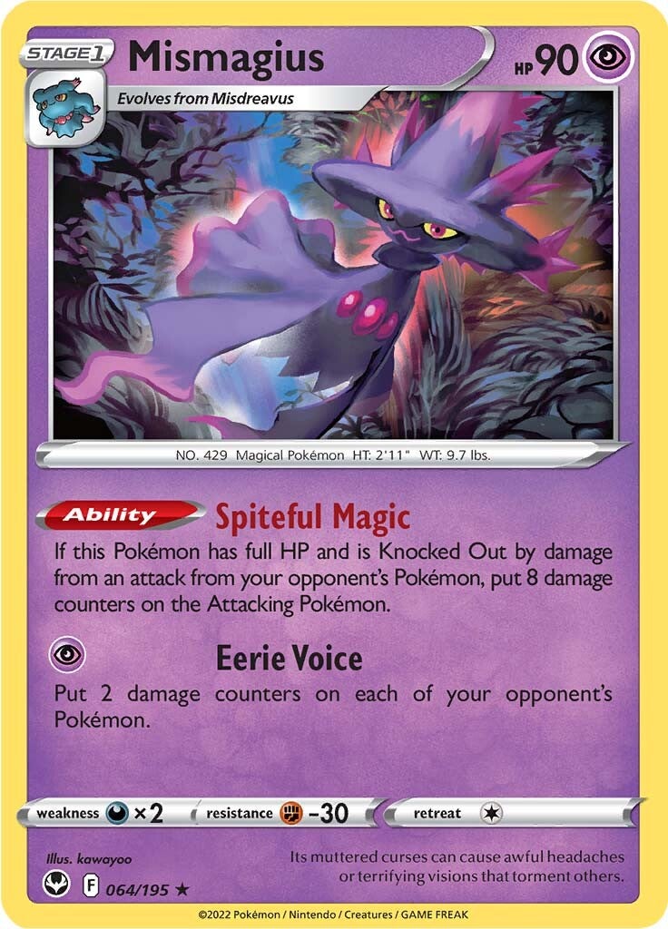 Mismagius (064/195) [Sword & Shield: Silver Tempest] | Cracking-Singles