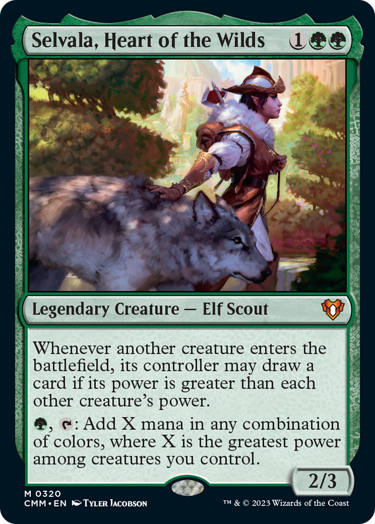 Selvala, Heart of the Wilds [Commander Masters] | Cracking-Singles