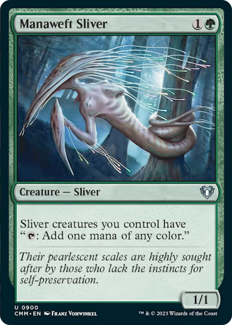 Manaweft Sliver [Commander Masters] | Cracking-Singles