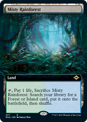 Misty Rainforest (Extended Art) [Modern Horizons 2] | Cracking-Singles