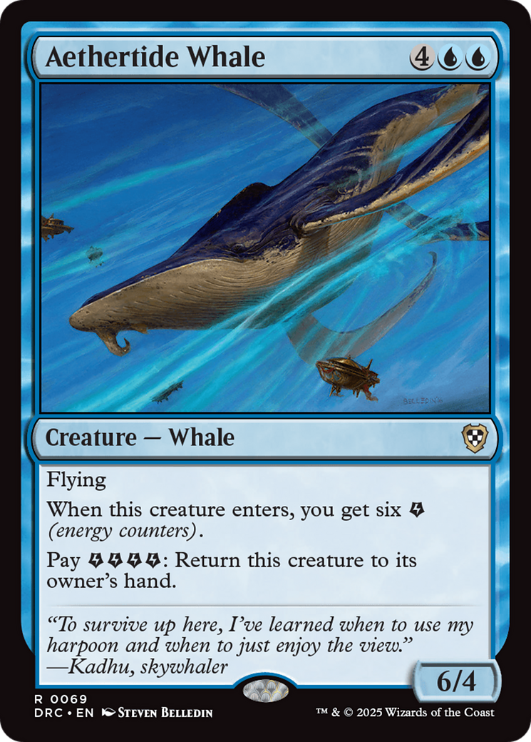 Aethertide Whale [Aetherdrift Commander] | Cracking-Singles