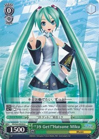 "39 Get!"Hatsune Miku (PD/S22-E039 U) [Hatsune Miku -Project DIVA- f] | Cracking-Singles