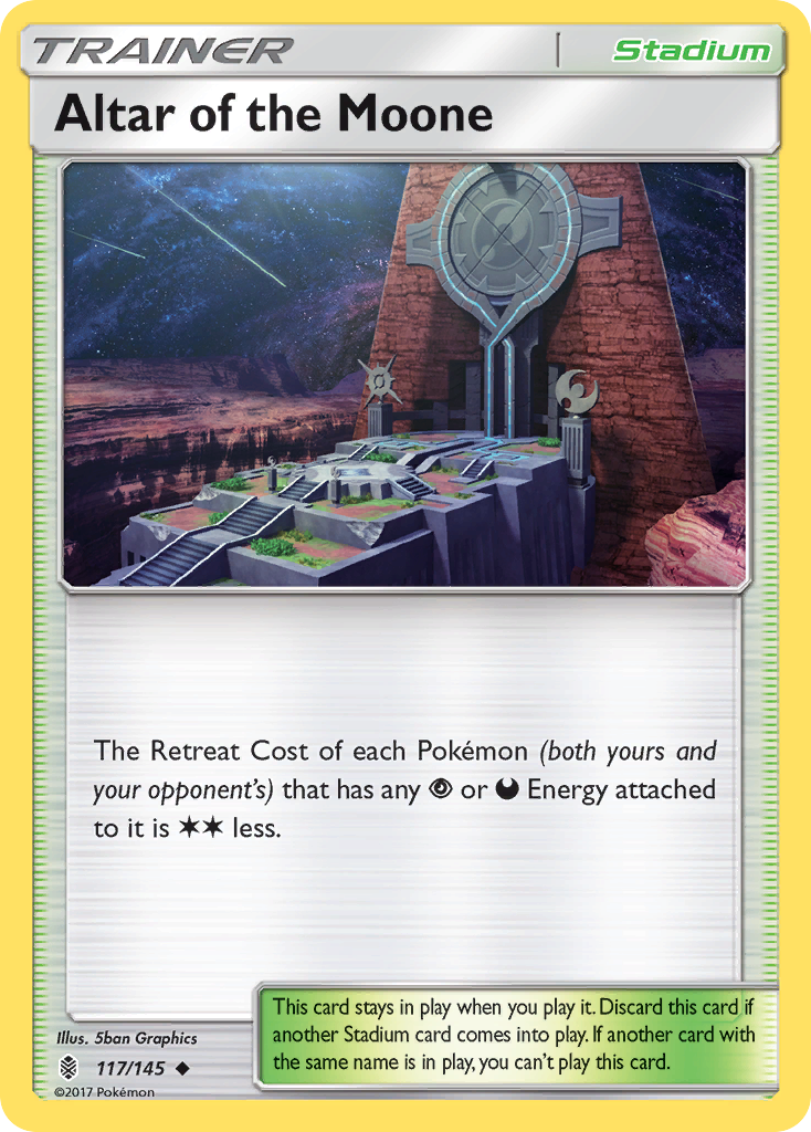 Altar of the Moone (117/145) [Sun & Moon: Guardians Rising] | Cracking-Singles