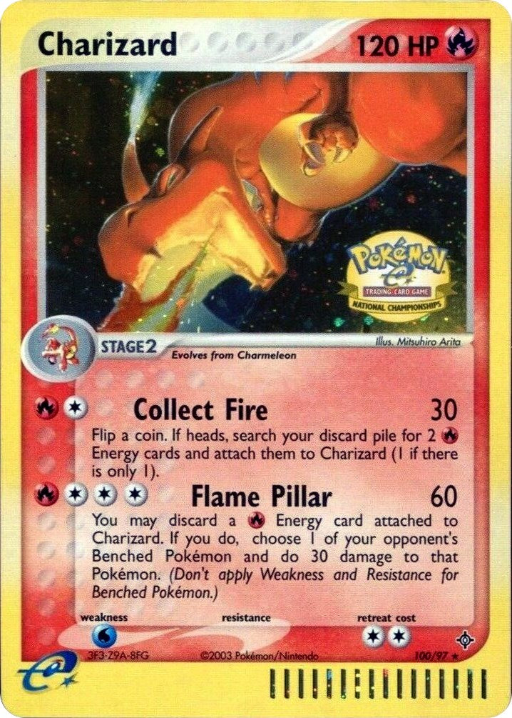 Charizard (100/097) (National Championships) [League & Championship Cards] | Cracking-Singles