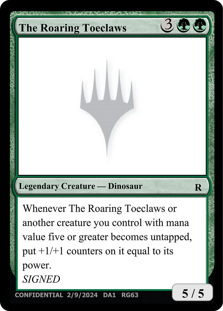 The Roaring Toeclaws [Unknown Event] | Cracking-Singles