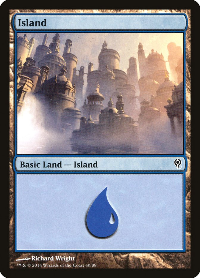 Island (40) [Duel Decks: Jace vs. Vraska] | Cracking-Singles