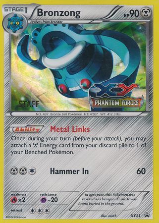 Bronzong (XY21) (Staff) [XY: Black Star Promos] | Cracking-Singles