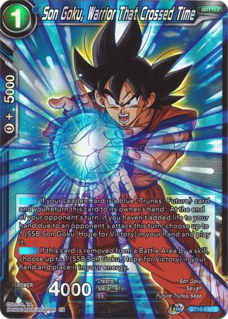 Son Goku, Warrior That Crossed Time (BT10-038) [Rise of the Unison Warrior 2nd Edition] | Cracking-Singles