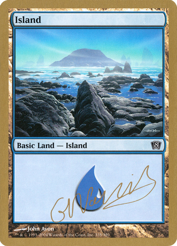 Island (gn335) (Gabriel Nassif) [World Championship Decks 2004] | Cracking-Singles