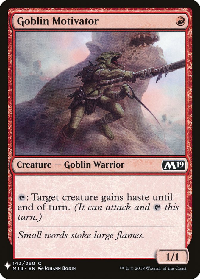 Goblin Motivator [Mystery Booster] | Cracking-Singles