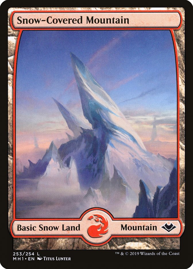 Snow-Covered Mountain [Modern Horizons] | Cracking-Singles