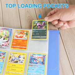 450 Pockets Single Side Trading Card Album Holder Sleeves 9 Pocket Clear Plastic Game Protectors Pokemon Baseball Cards 50 Pages | Cracking-Singles