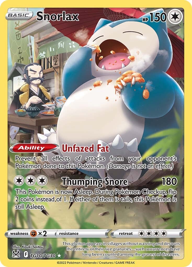 Snorlax (TG10/TG30) [Sword & Shield: Lost Origin] | Cracking-Singles