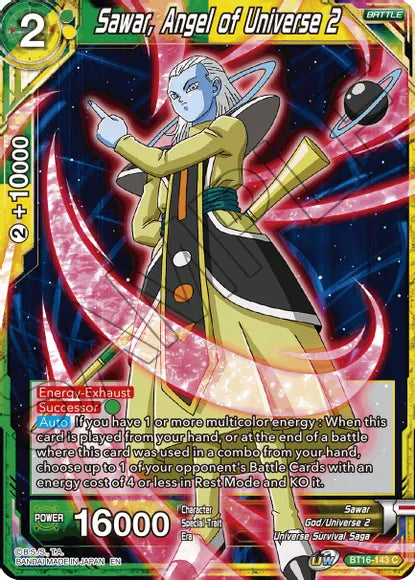 Sawar, Angel of Universe 2 (BT16-143) [Realm of the Gods] | Cracking-Singles