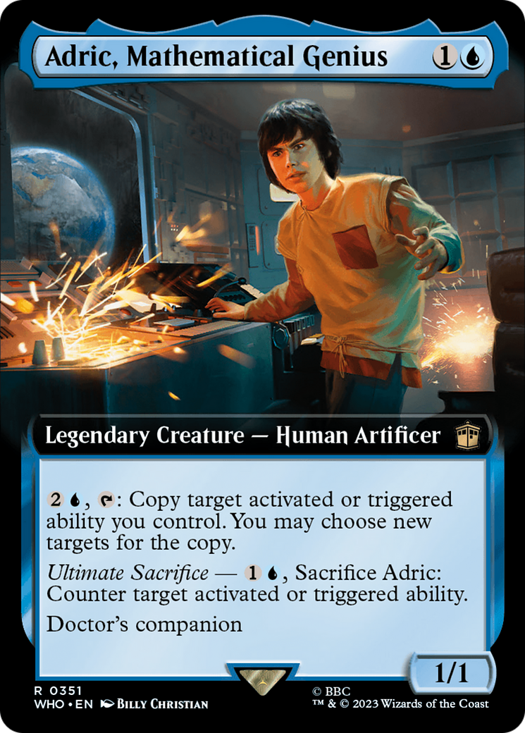 Adric, Mathematical Genius (Extended Art) [Doctor Who] | Cracking-Singles