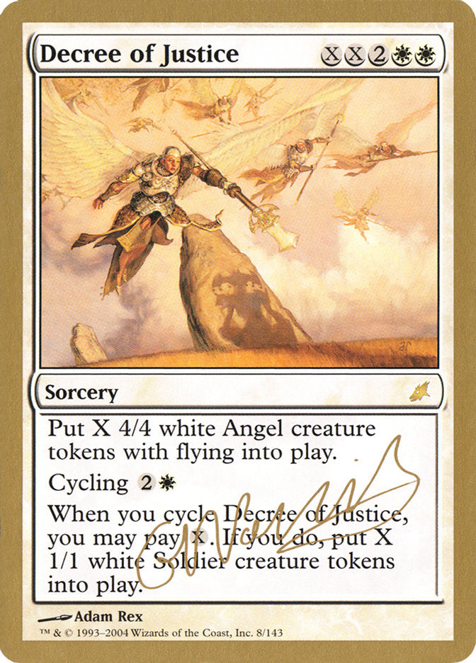 Decree of Justice (Gabriel Nassif) [World Championship Decks 2004] | Cracking-Singles