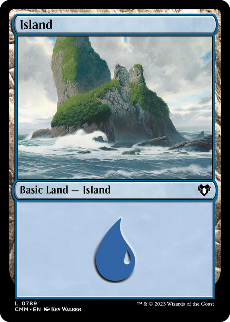 Island (789) [Commander Masters] | Cracking-Singles