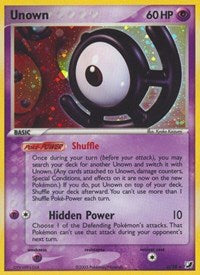 Unown (U) (U/28) [EX: Unseen Forces] | Cracking-Singles