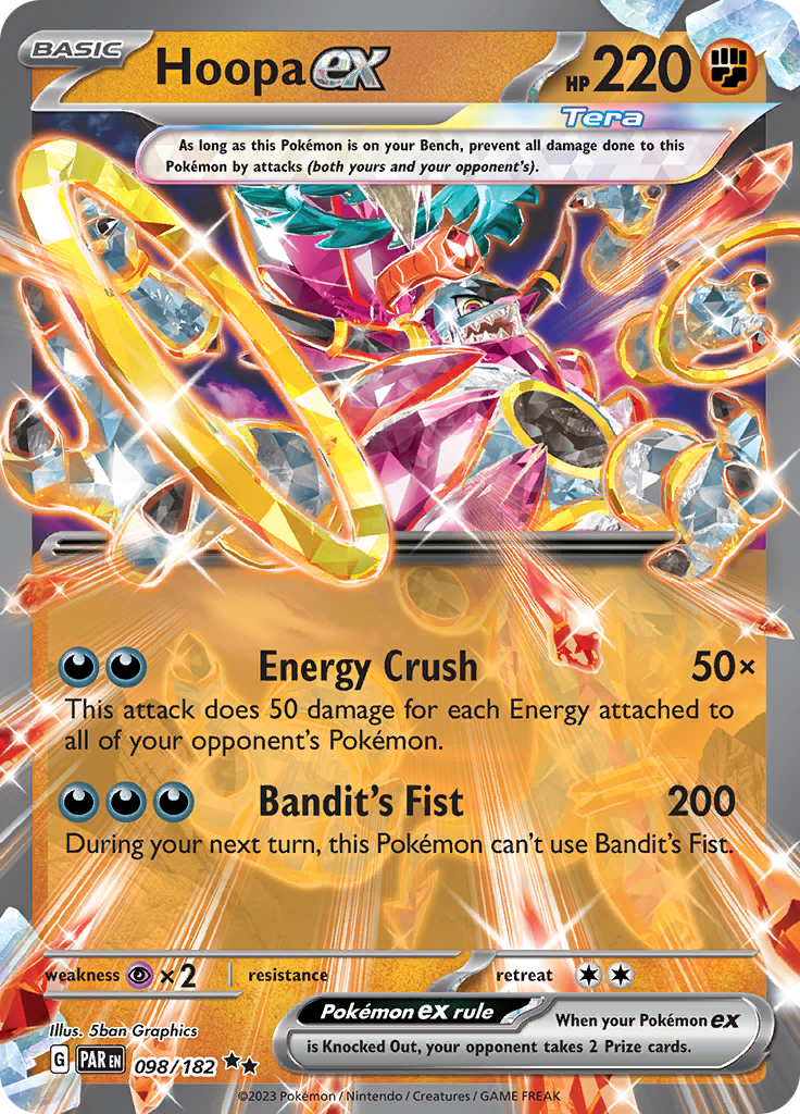 Hoopa ex (098/182) [Scarlet & Violet: Paradox Rift] | Cracking-Singles