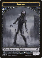 Zombie (007) // Myr (019) Double-Sided Token [Modern Horizons Tokens] | Cracking-Singles