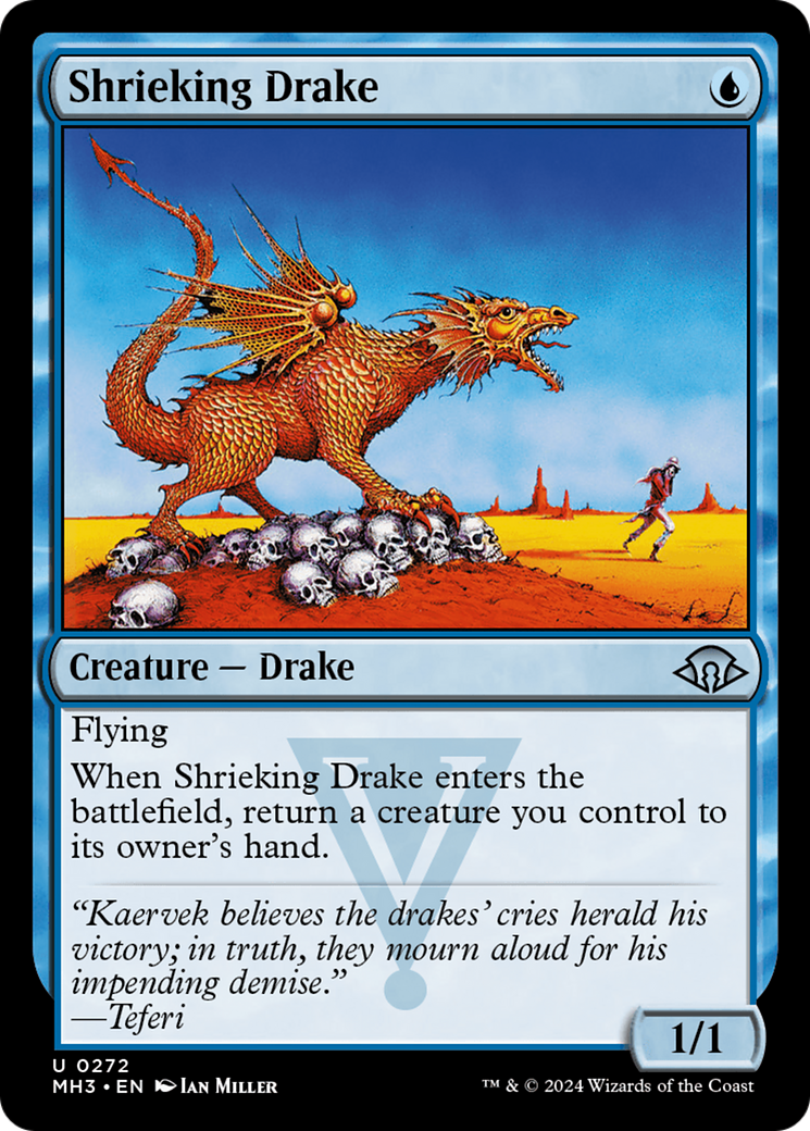 Shrieking Drake [Modern Horizons 3] | Cracking-Singles