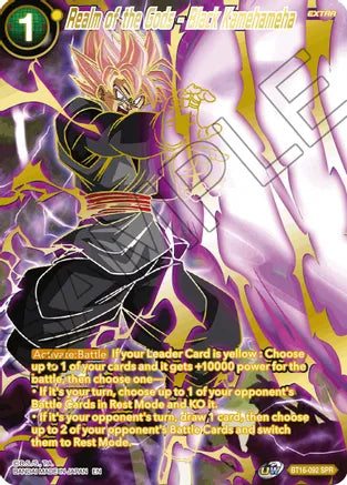 Realm of the Gods - Black Kamehameha (SPR) (BT16-092) [Realm of the Gods] | Cracking-Singles