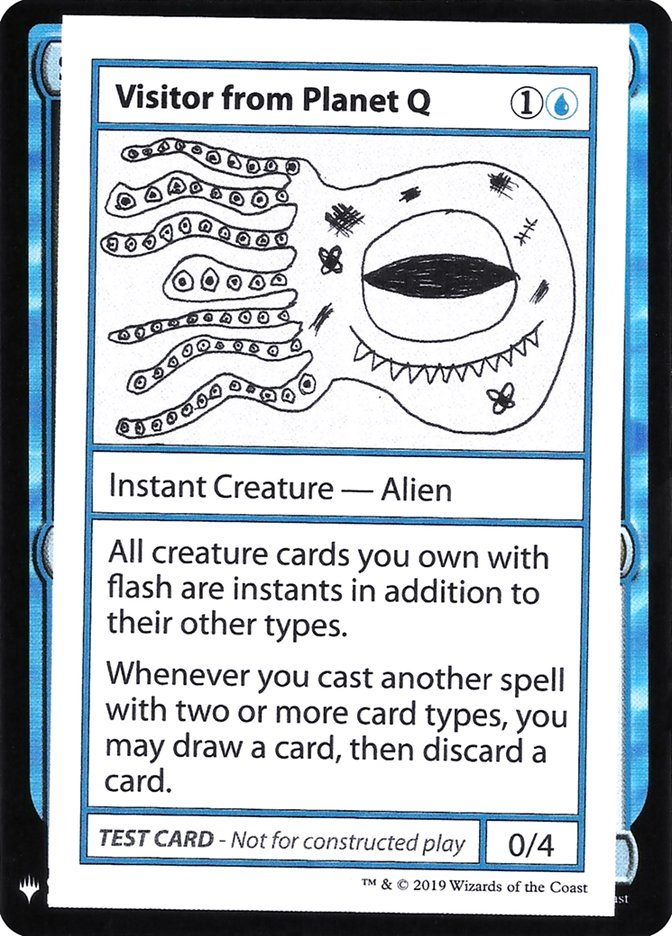 Visitor from Planet Q [Mystery Booster Playtest Cards] | Cracking-Singles