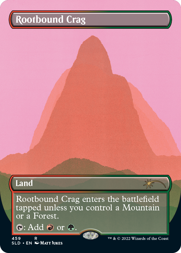 Rootbound Crag (Borderless) [Secret Lair Drop Series] | Cracking-Singles