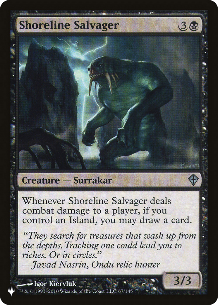 Shoreline Salvager [The List Reprints] | Cracking-Singles