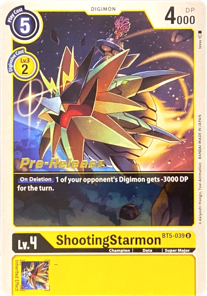 ShootingStarmon [BT5-039] [Battle of Omni Pre-Release Promos] | Cracking-Singles