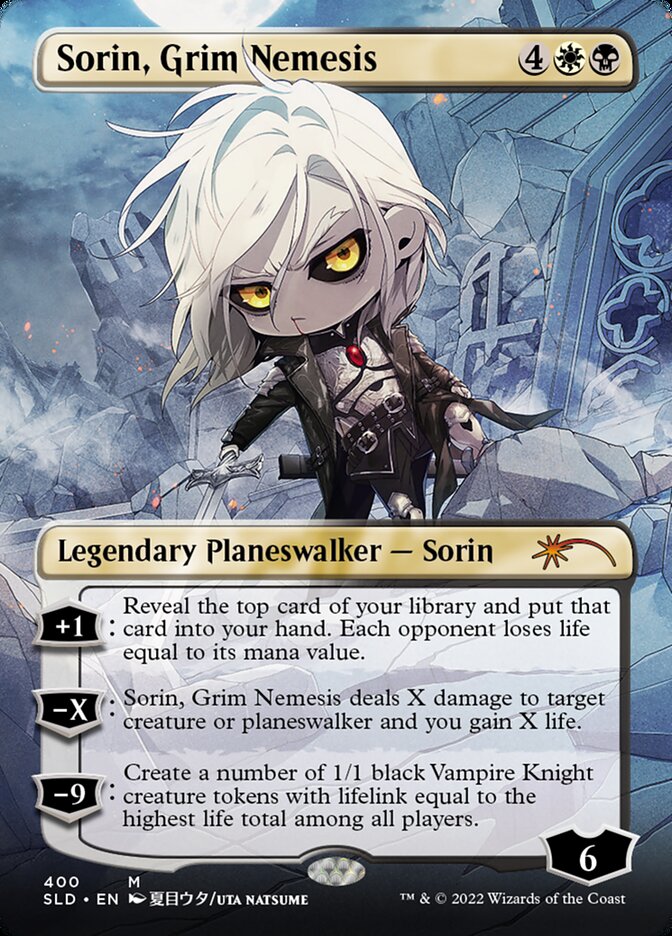 Sorin, Grim Nemesis (Borderless) [Secret Lair Drop Series] | Cracking-Singles