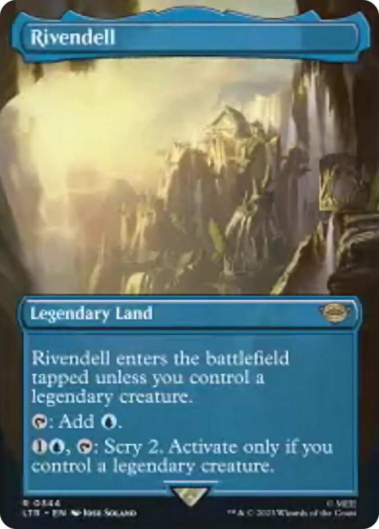 Rivendell (Borderless Alternate Art) [The Lord of the Rings: Tales of Middle-Earth] | Cracking-Singles