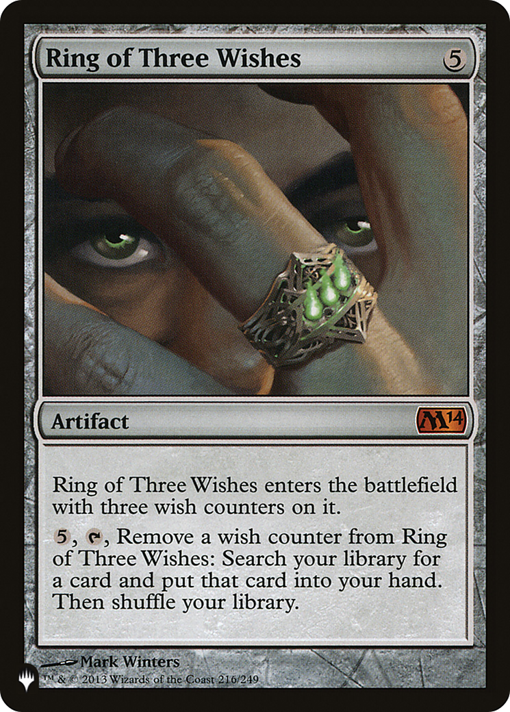 Ring of Three Wishes [The List] | Cracking-Singles