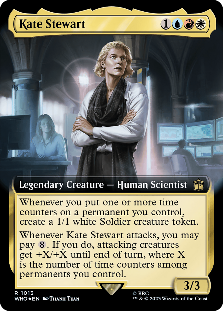 Kate Stewart (Extended Art) (Surge Foil) [Doctor Who] | Cracking-Singles