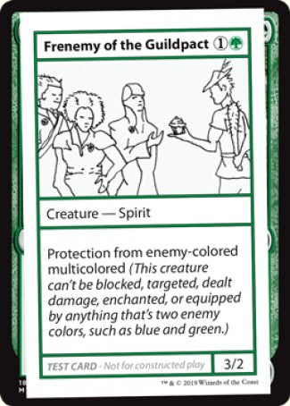 Frenemy of the Guildpact (2021 Edition) [Mystery Booster Playtest Cards] | Cracking-Singles