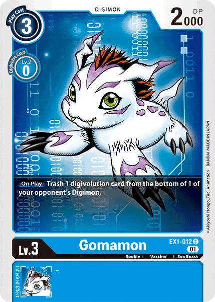 Gomamon [EX1-012] [Classic Collection] | Cracking-Singles