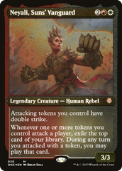 Neyali, Suns' Vanguard (Foil Etched) (Display Commander) [Phyrexia: All Will Be One Commander] | Cracking-Singles