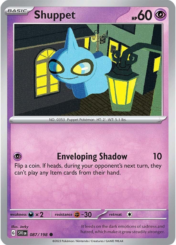 Shuppet (087/198) [Scarlet & Violet: Base Set] | Cracking-Singles